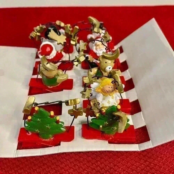 Hand-painted made in Germany 10 decorative Christmas clips inbox Imaginative - Picture 3 of 8